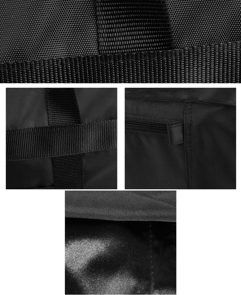 WFLB Extra Large Travel Duffel Bag with Trolley Sleeve Oversized Weekender Overnight Carry On Checked Luggage Bag Hospital Bag Anti Theft Travel Tote 28'',120L (black) - Image 5
